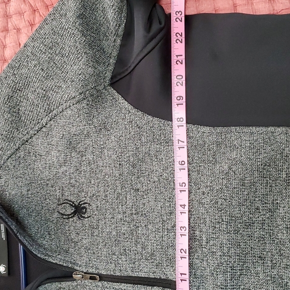 Spyder mens 1/4 zip - Picture 2 of 4
